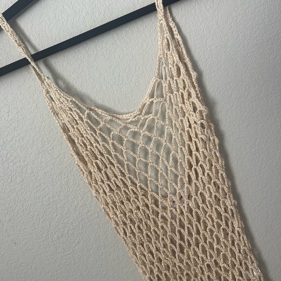 Superdown Alana Open Knit Dress in Toast - Size XS - Picture 4 of 6